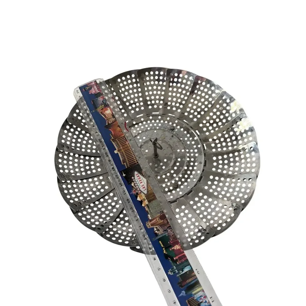 Stainless Steel Folding Vegetable Steamer Basket Expandable Collapsible Insert